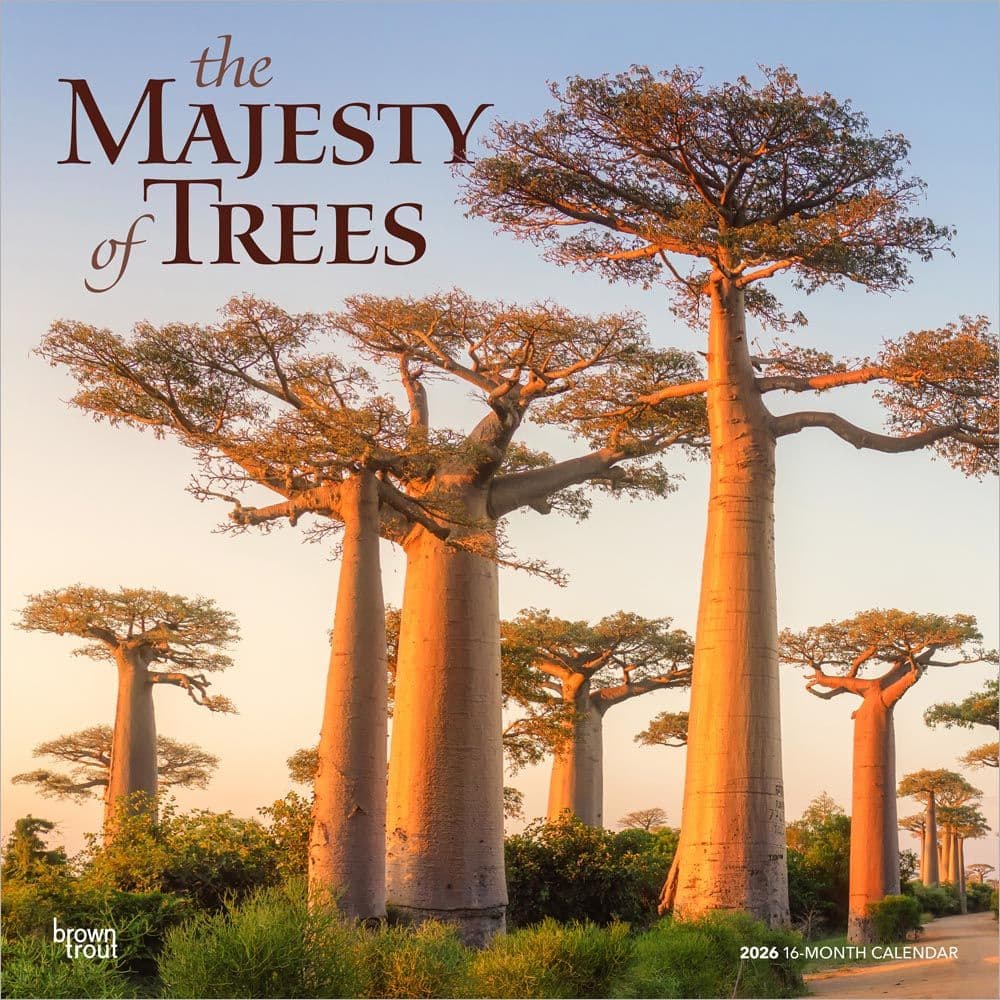 Worlds Greatest Trees 2026 Wall Calendar Main Product Image