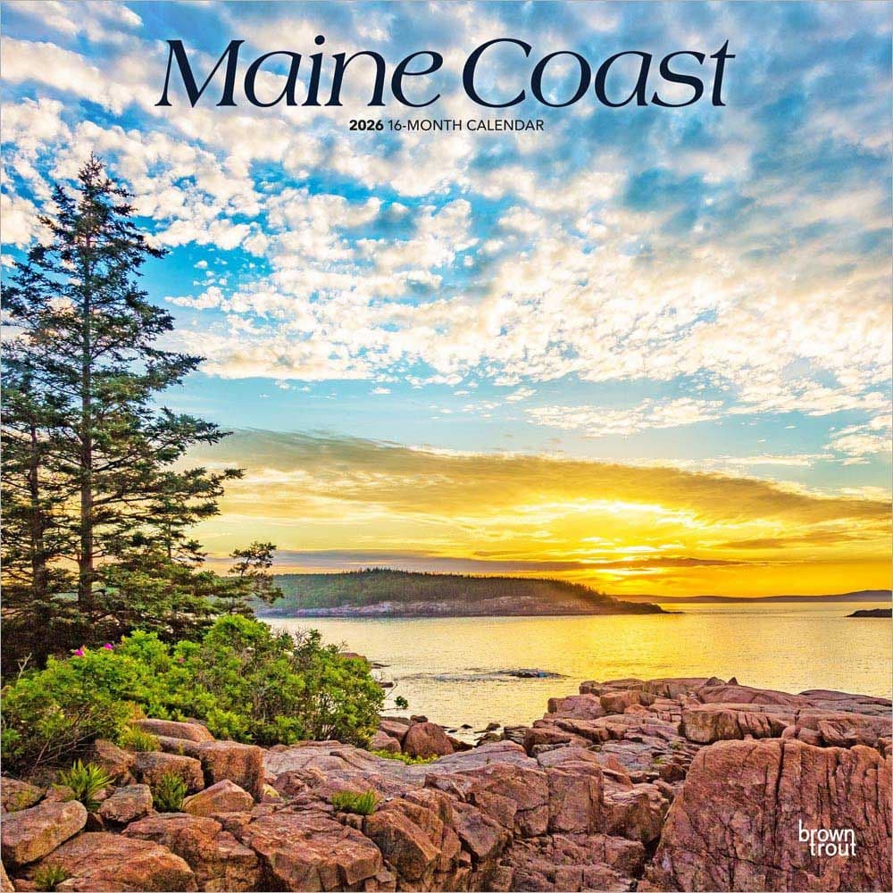Maine Coast 2026 Wall Calendar Main Product Image