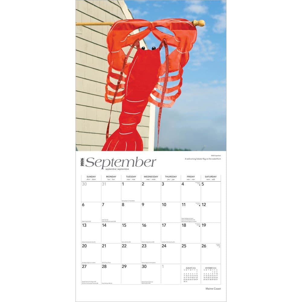 Maine Coast 2026 Wall Calendar Third Alternate Image