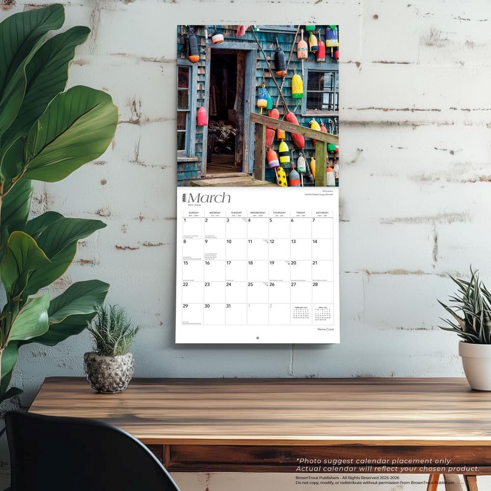 Maine Coast 2026 Wall Calendar Fourth Alternate Image