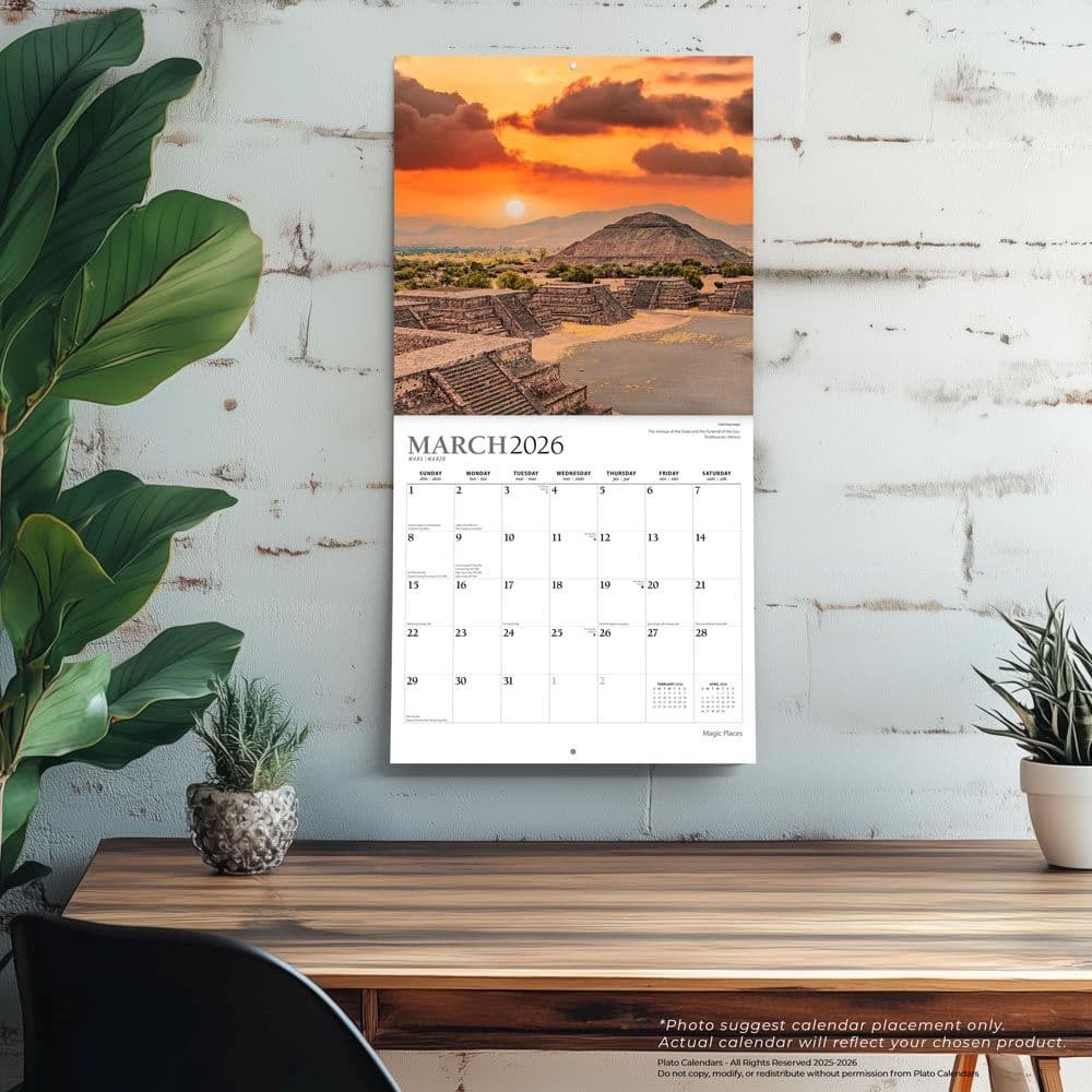 Magic Places 2026 Wall Calendar Fourth Alternate Image