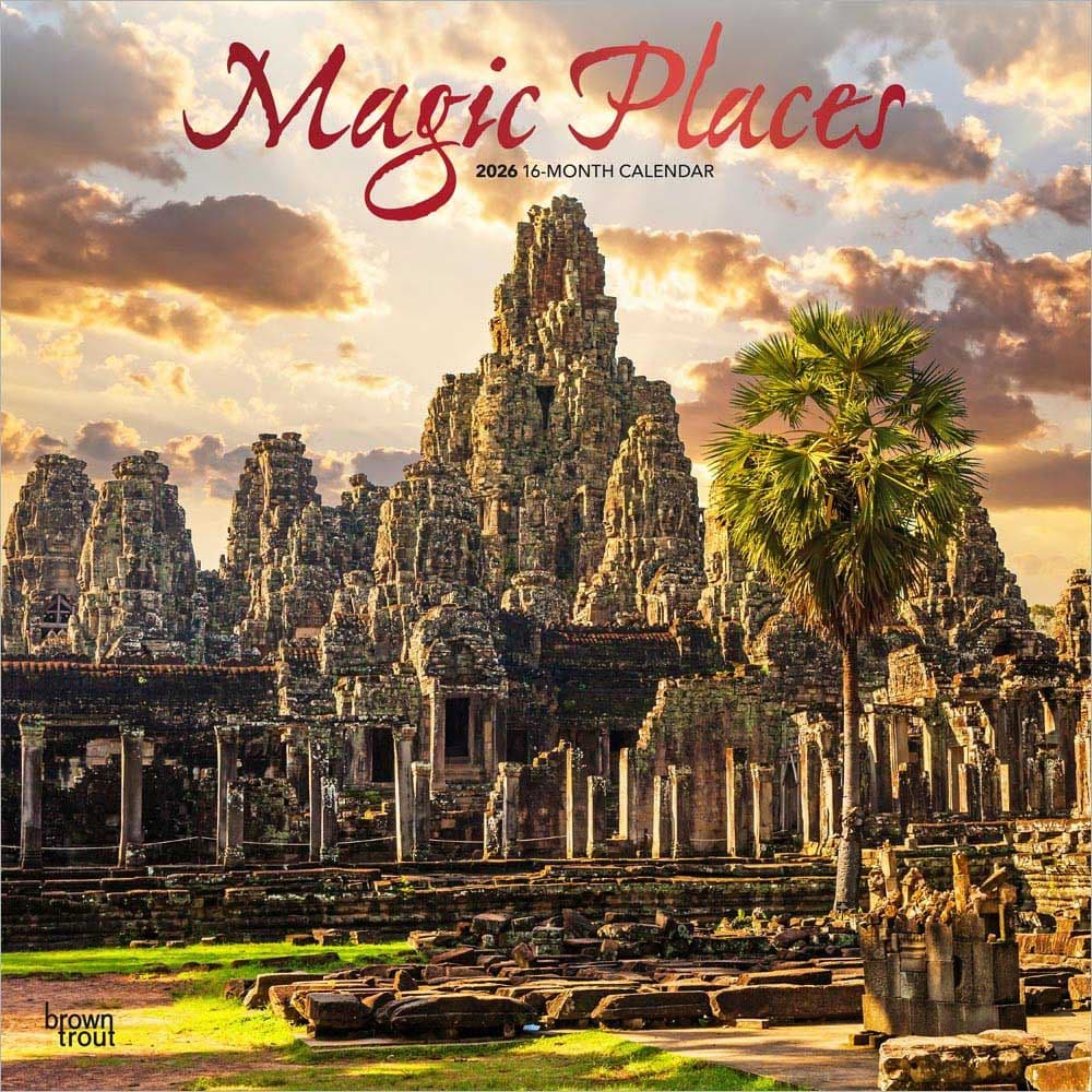 Magic Places 2026 Wall Calendar Main Product Image