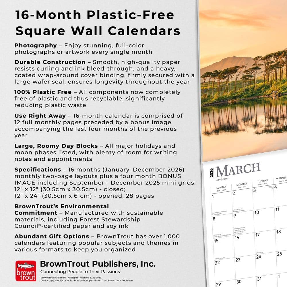 Magic Places 2026 Wall Calendar Fifth Alternate Image