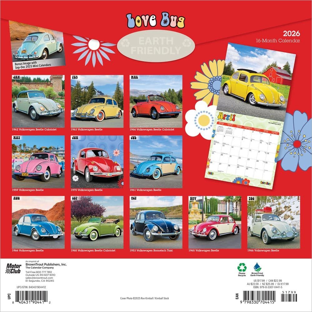 Love Bug 2026 Wall Calendar First Alternate Image