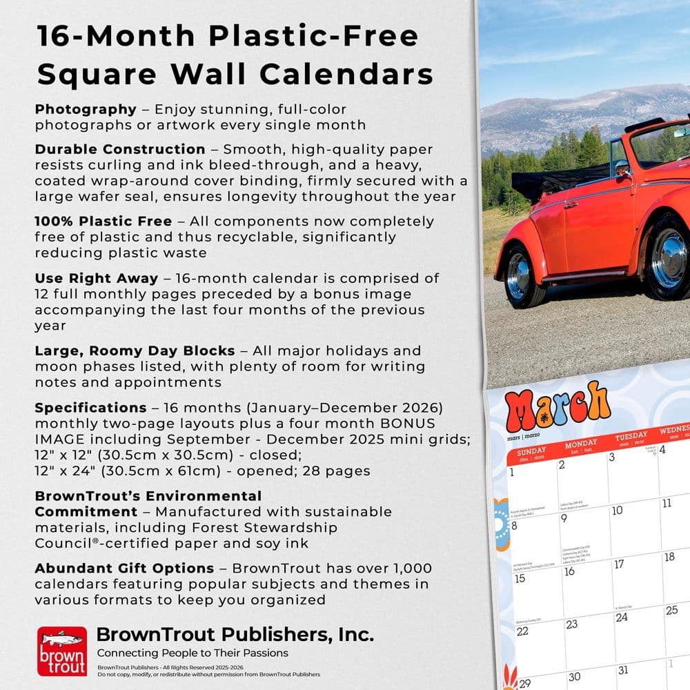 Love Bug 2026 Wall Calendar Fifth Alternate Image