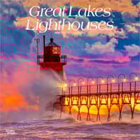 image Lighthouses Great Lakes 2026 Wall Calendar Main Product Image