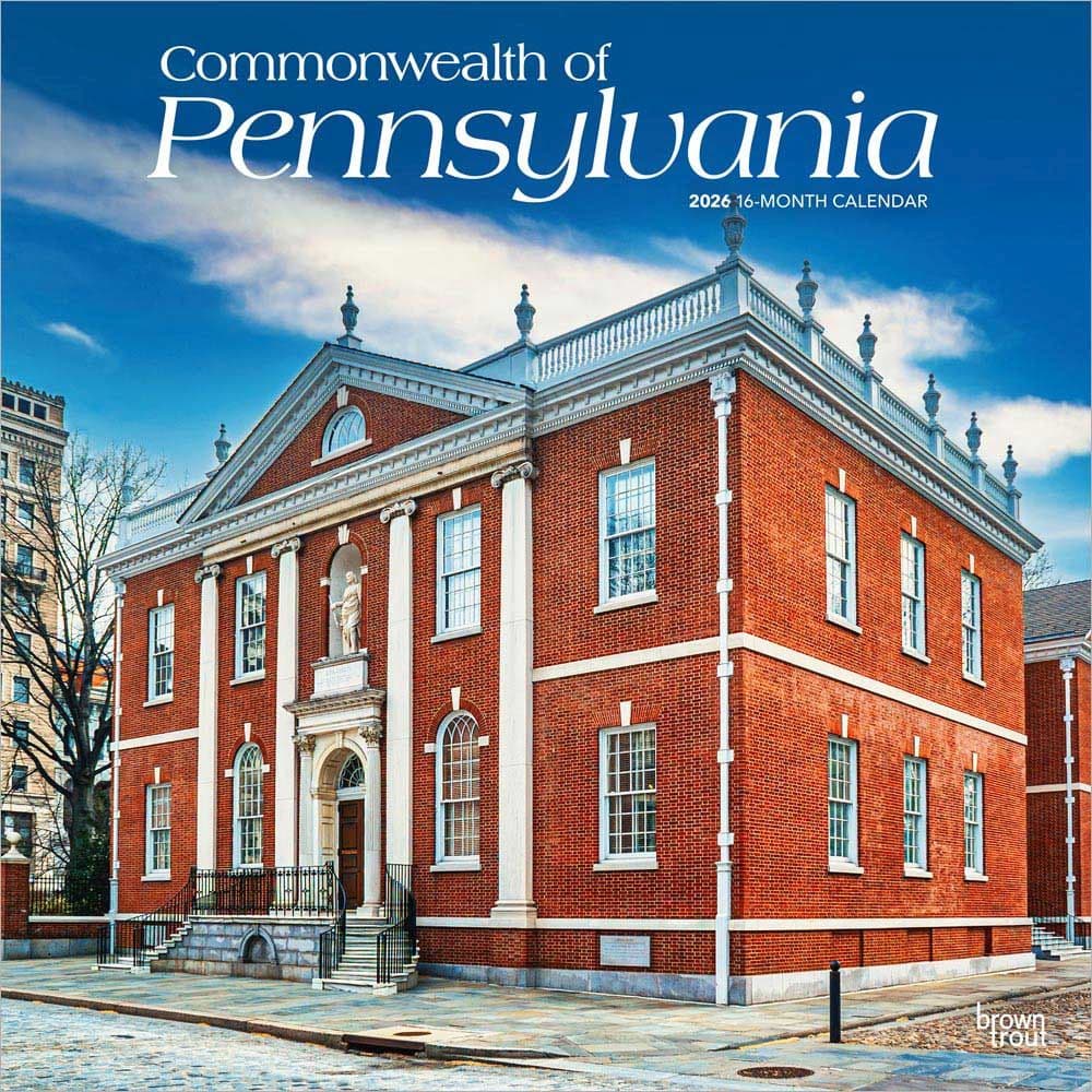 Pennsylvania Places 2026 Wall Calendar Main Product Image