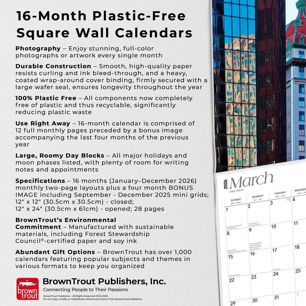 Pennsylvania Places 2026 Wall Calendar Fifth Alternate Image