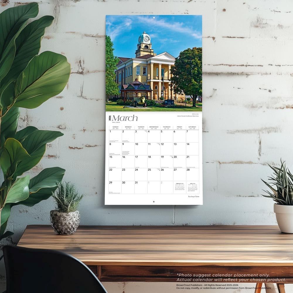 Ohio Places 2026 Wall Calendar Fourth Alternate Image