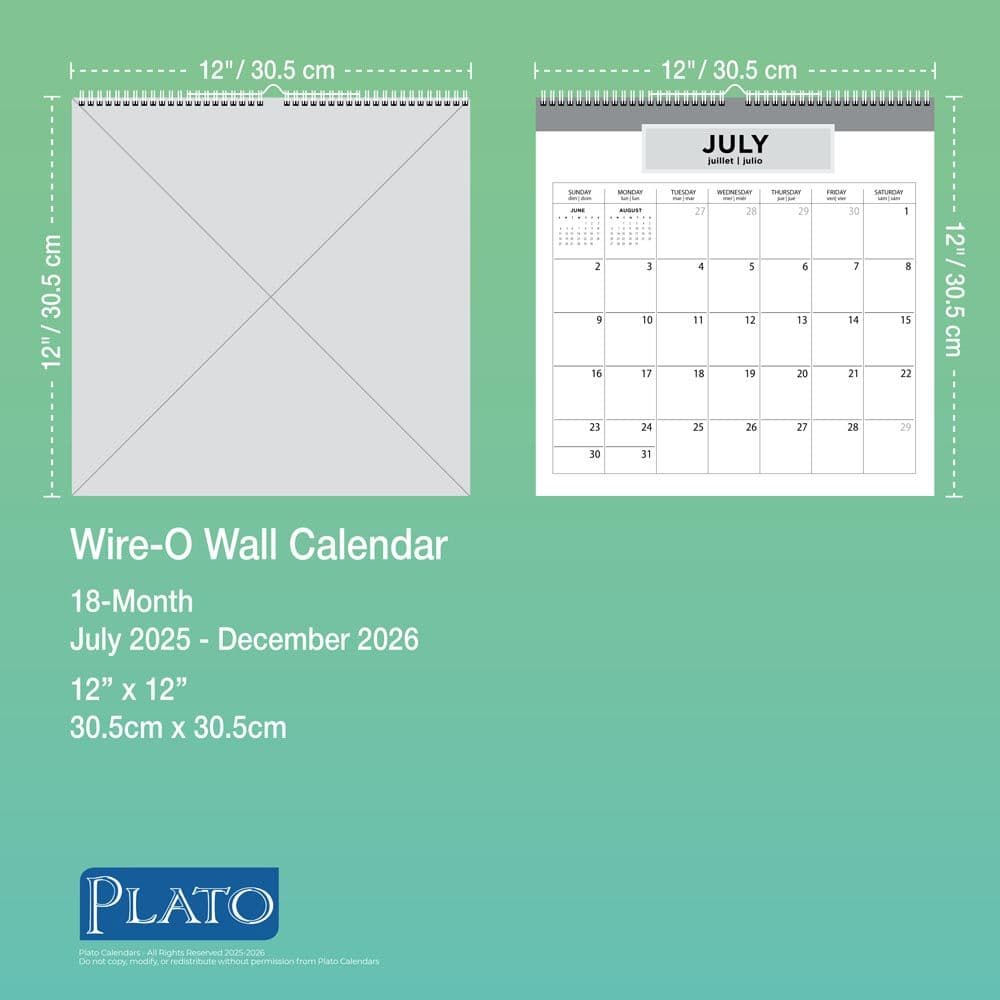 Bonnie Marcus Plato 2026 Wall Calendar Sixth Alternate Image