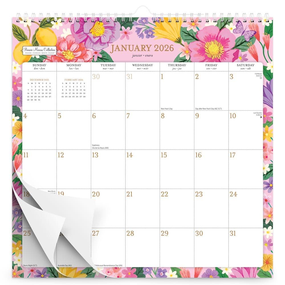 Bonnie Marcus Office Spiral 2026 Wall Calendar First Alternate Image