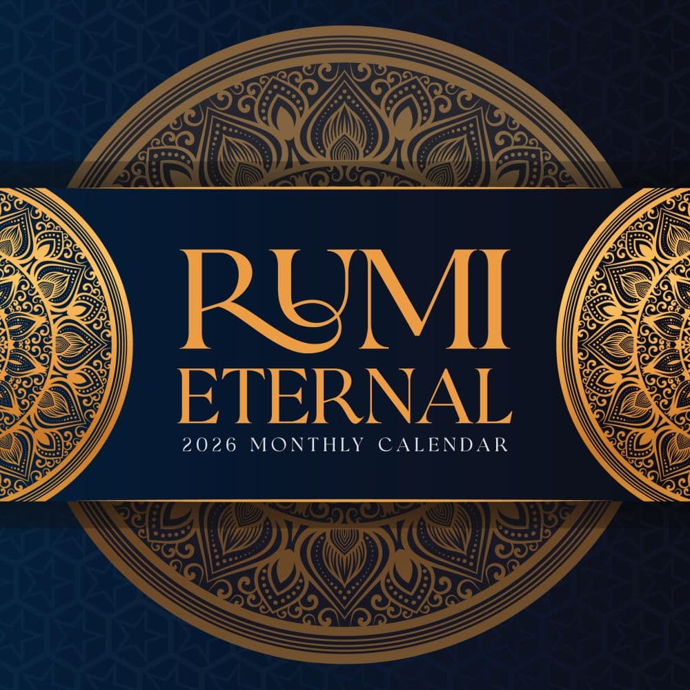 Rumi Eternal 2026 Wall Calendar Main Product Image