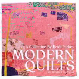 Modern Quilts 2026 Wall Calendar