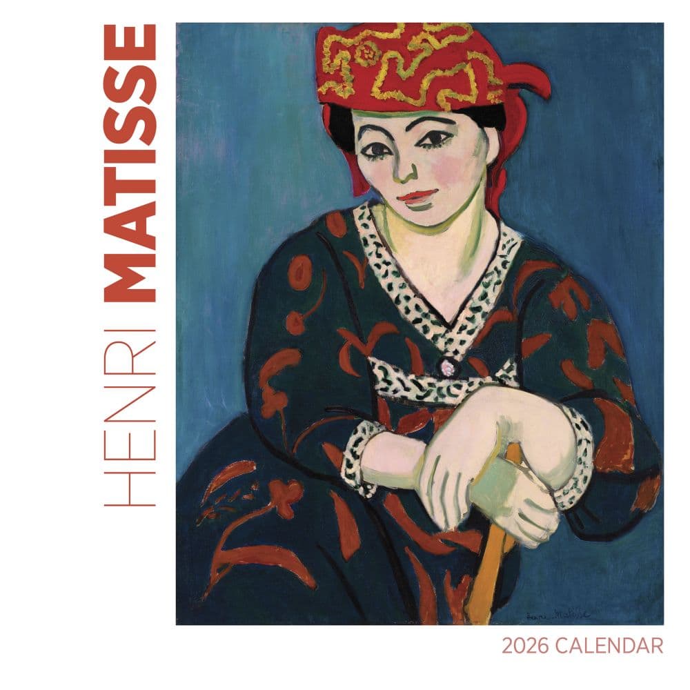 Henri Matisse 2026 Wall Calendar Main Product Image