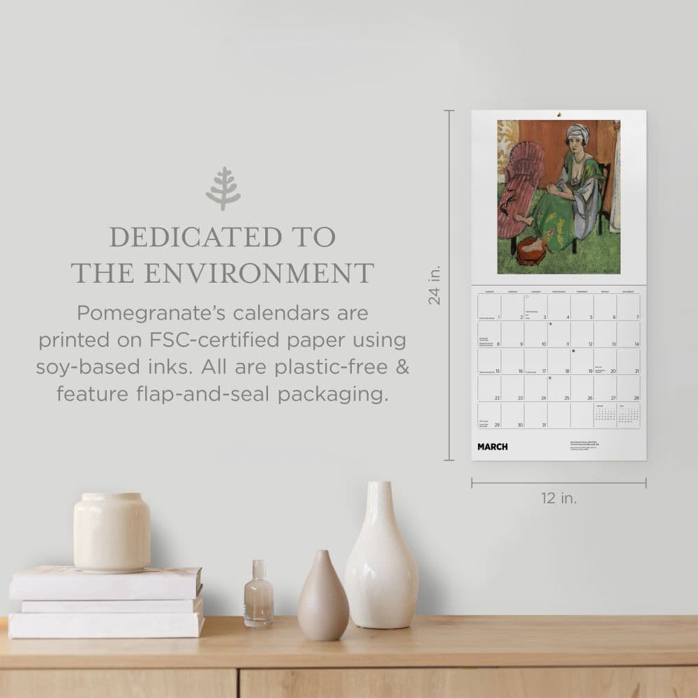 Henri Matisse 2026 Wall Calendar Second Alternate Image