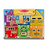 image Melissa and Doug Wooden Latches Activity Board Main Product Image