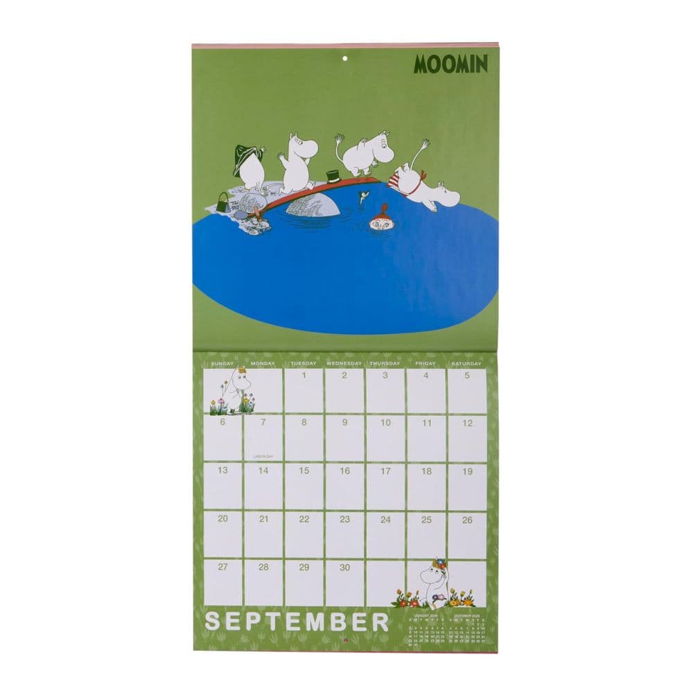 Moomin 2026 Wall Calendar  Tenth Alternate Image
