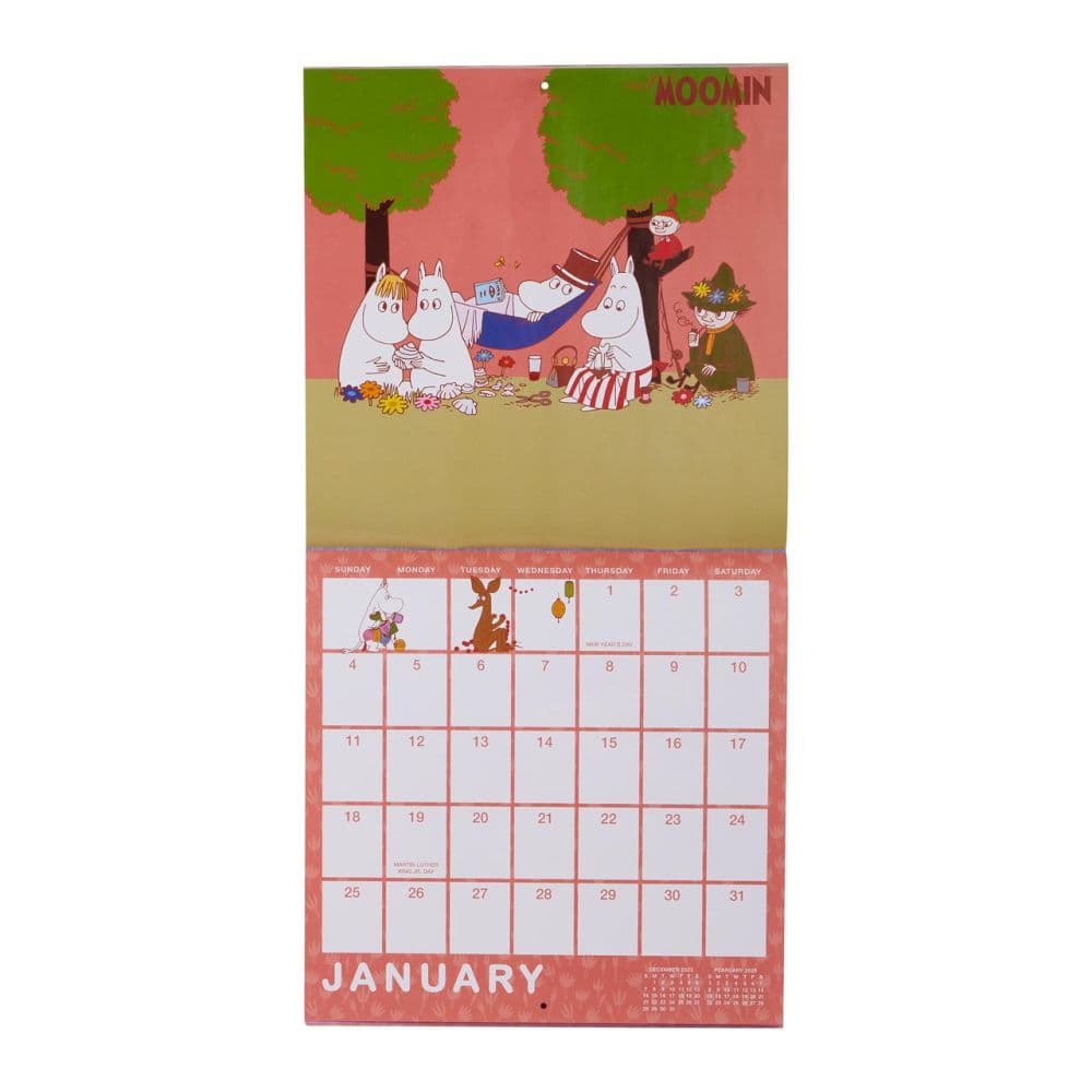 Moomin 2026 Wall Calendar  Second Alternate Image