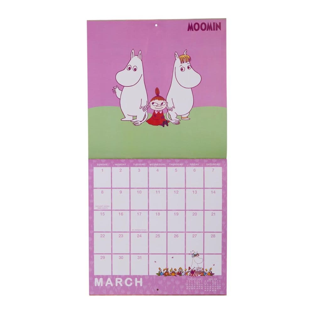 Moomin 2026 Wall Calendar  Fourth Alternate Image
