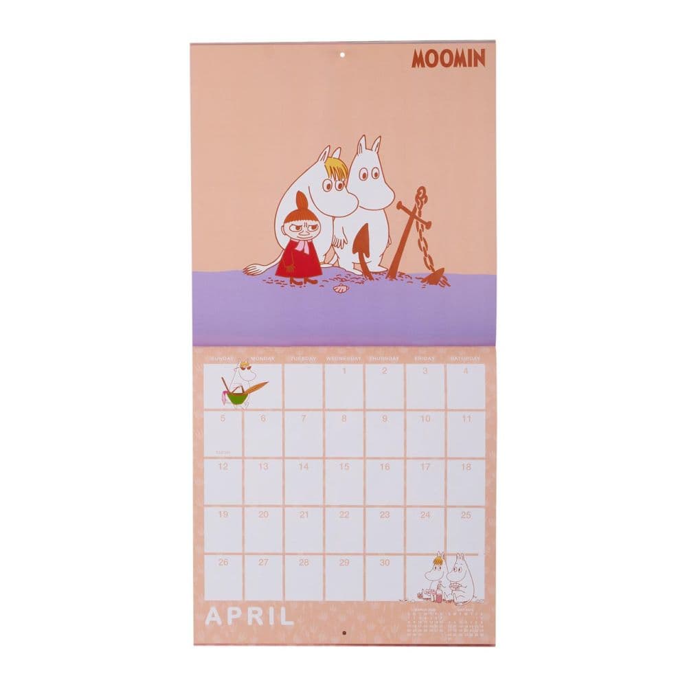 Moomin 2026 Wall Calendar  Fifth Alternate Image