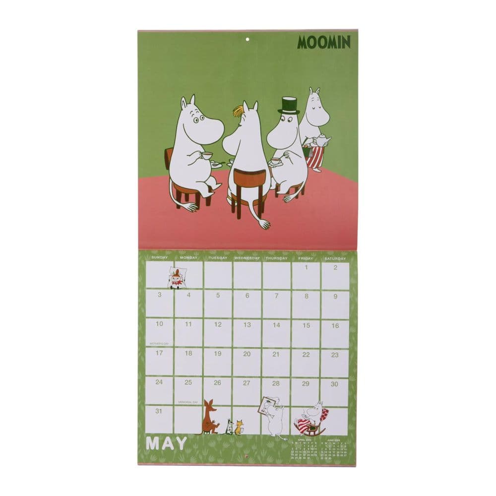 Moomin 2026 Wall Calendar  Sixth Alternate Image