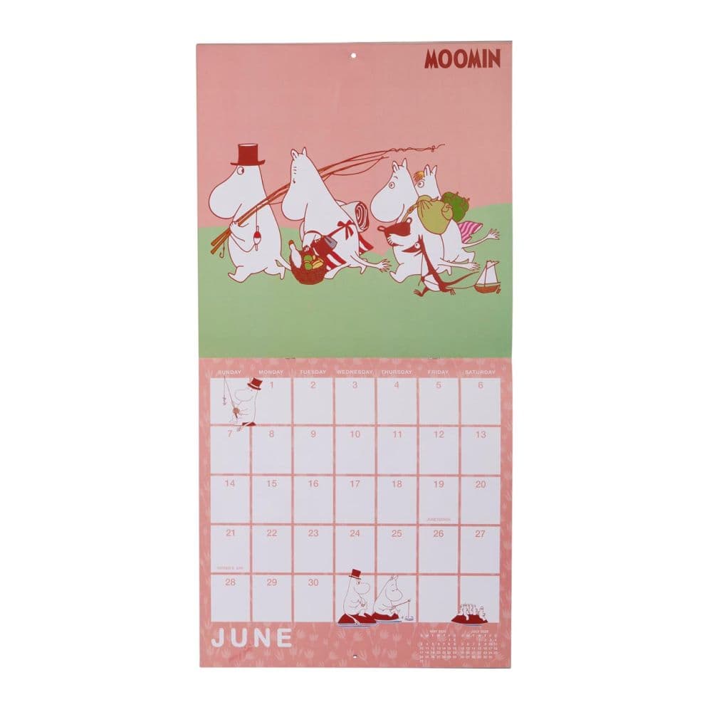 Moomin 2026 Wall Calendar  Seventh Alternate Image