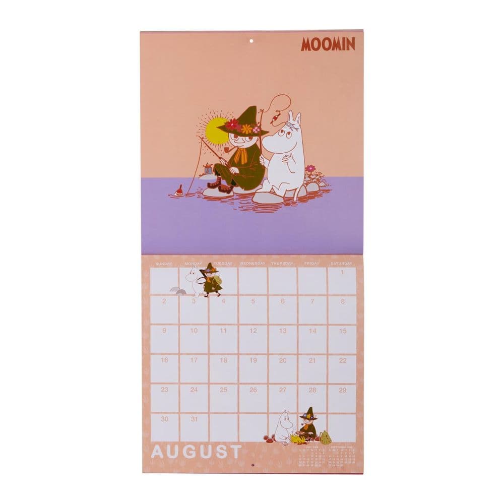 Moomin 2026 Wall Calendar  Ninth Alternate Image