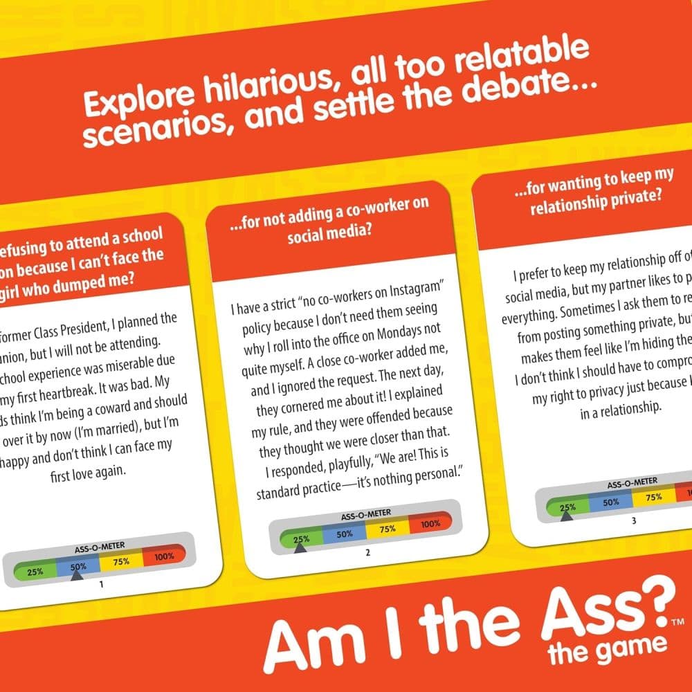 Am I the Ass Adult Party Board Game Fifth Alternate Image