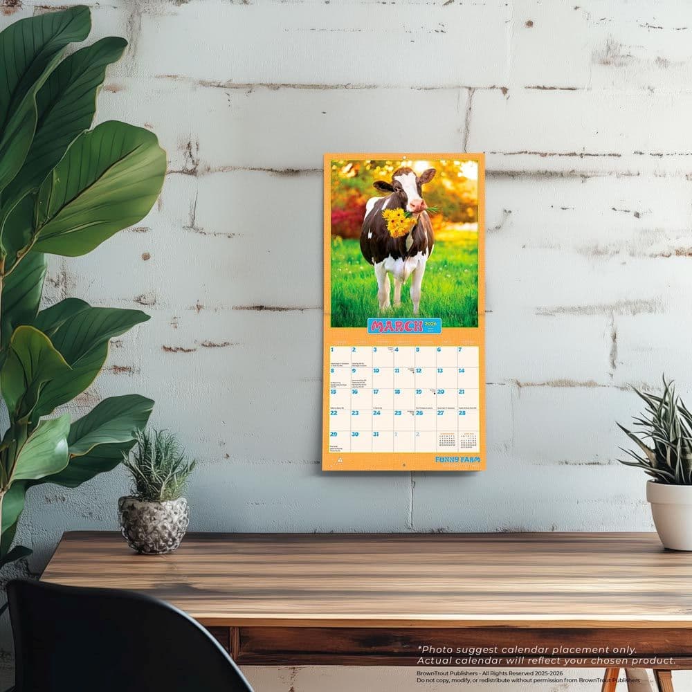 Avanti Funny Farm 2026 Mini Wall Calendar Fourth Alternate Image