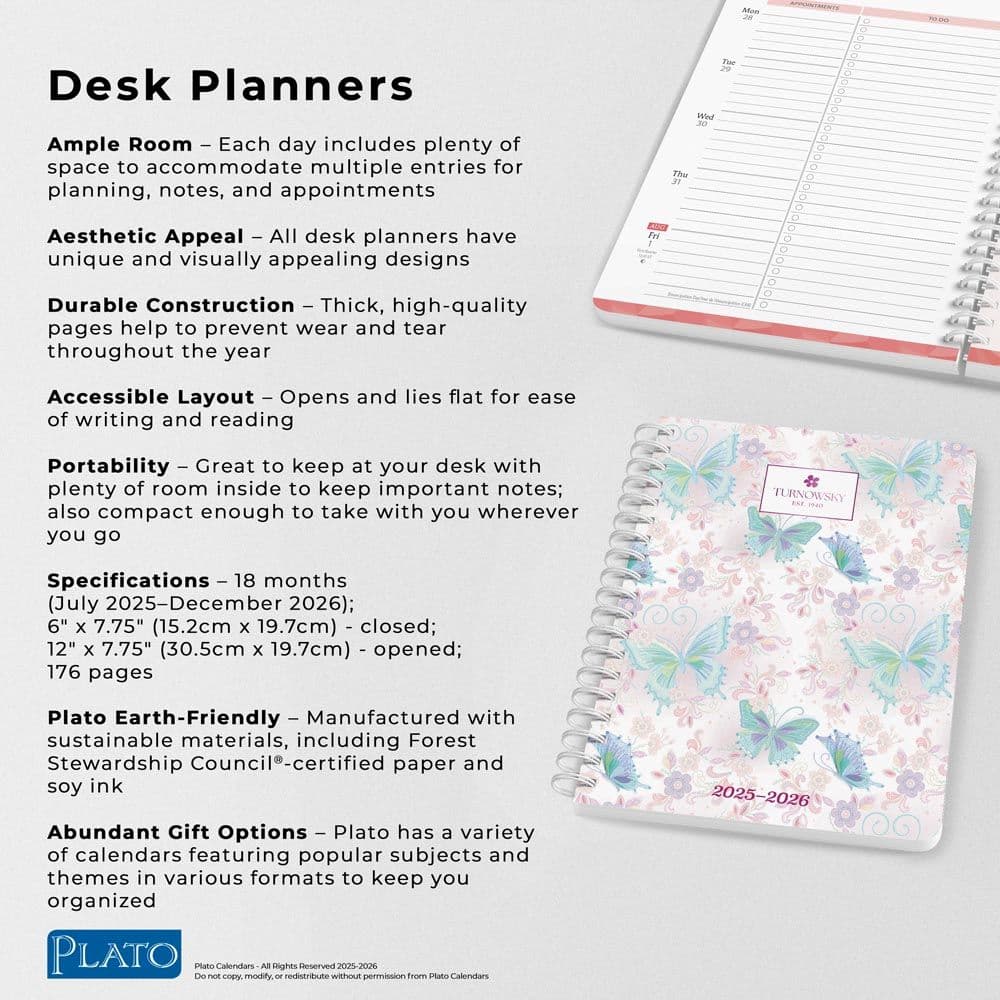 Turnowsky House 2026 Planner Fifth Alternate Image