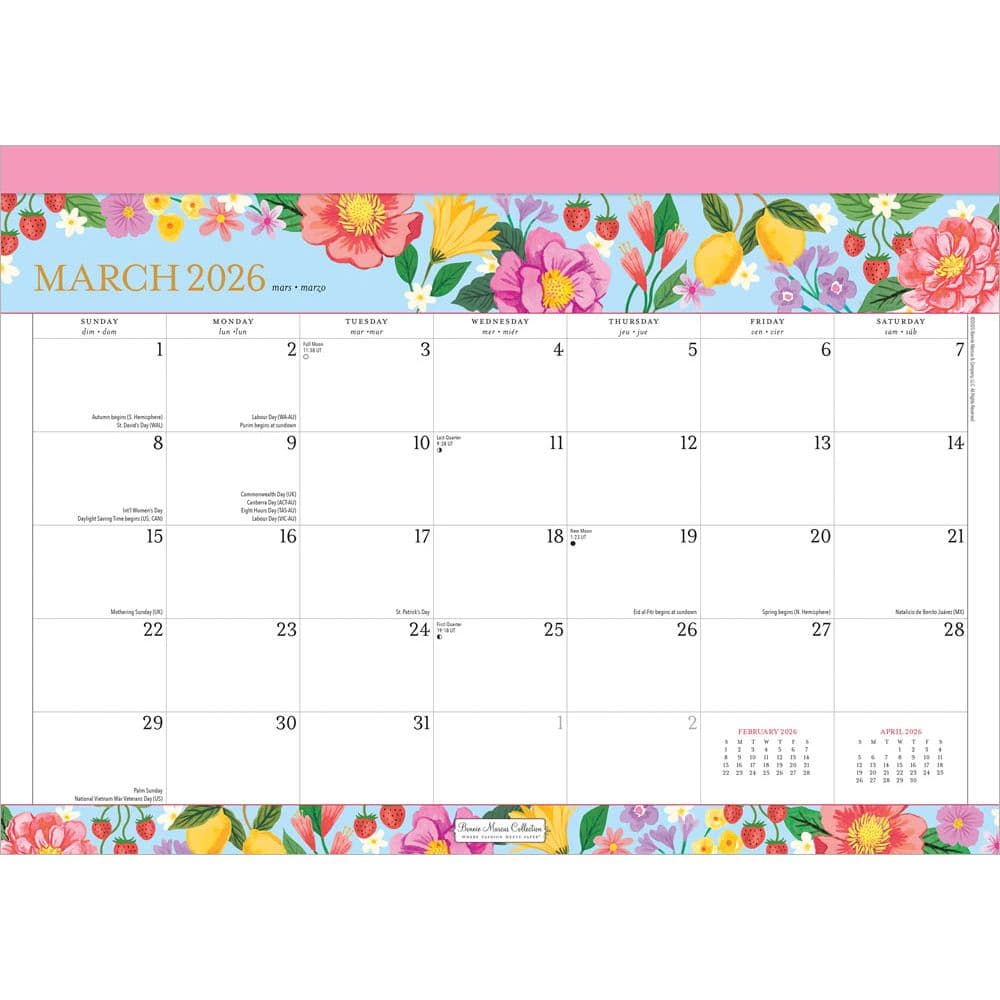 Bonnie Marcus 2026 Desk Pad First Alternate Image