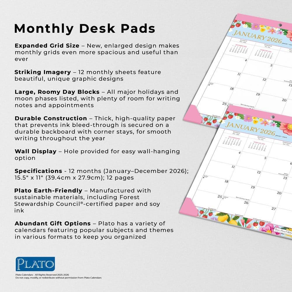 Bonnie Marcus 2026 Desk Pad Fourth Alternate Image