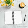 image Black Foral Compact Journal Third Alternate Image