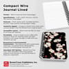 image Black Foral Compact Journal Fourth Alternate Image