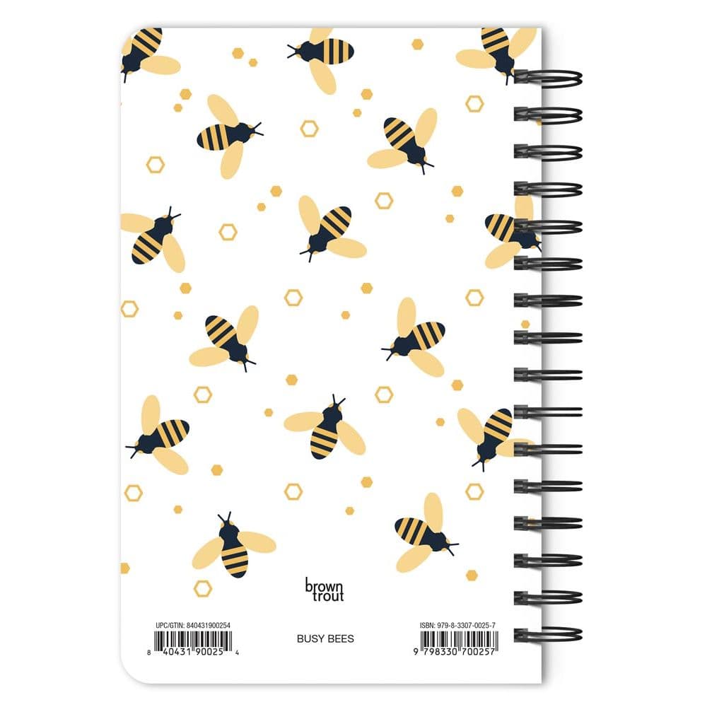 Busy Bees Foil Compact Journal First Alternate Image