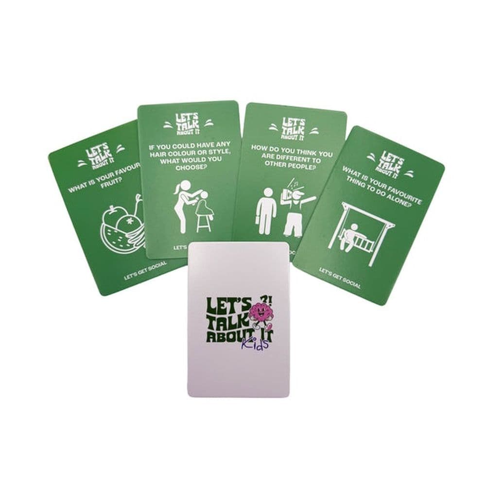 Let's Talk About It Kids Conversation Card Game Second Alternate Image