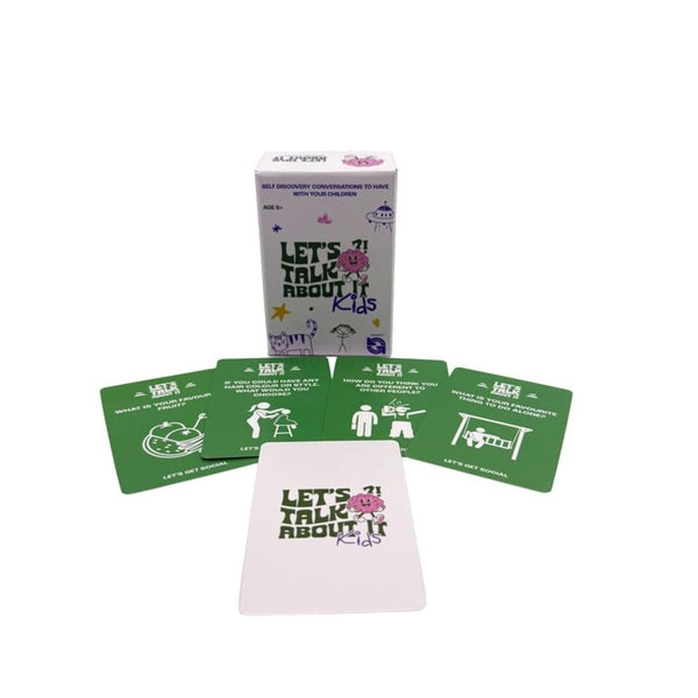 Let's Talk About It Kids Conversation Card Game Fourth Alternate Image