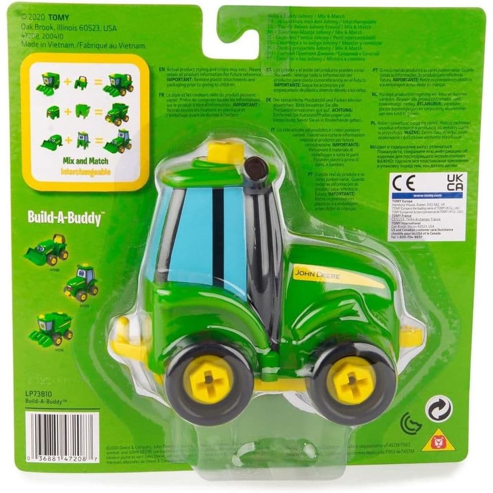 John Deere Build-A-Buddy Johnny Tractor Toy Fourth Alternate Image
