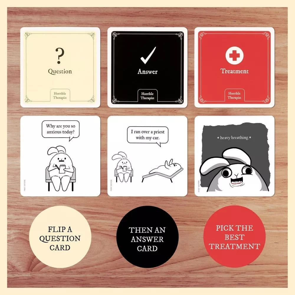 Horrible Therapist Card Game Second Alternate Image