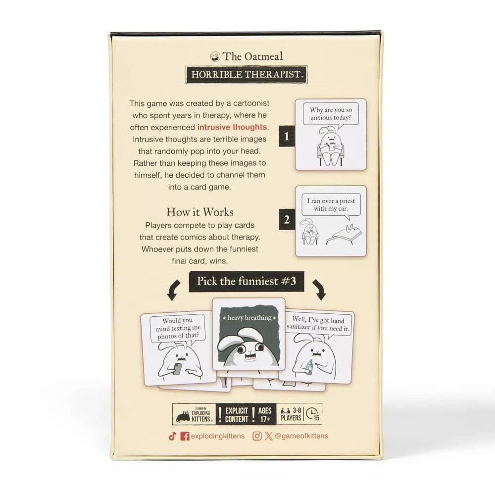 Horrible Therapist Card Game Eighth Alternate Image