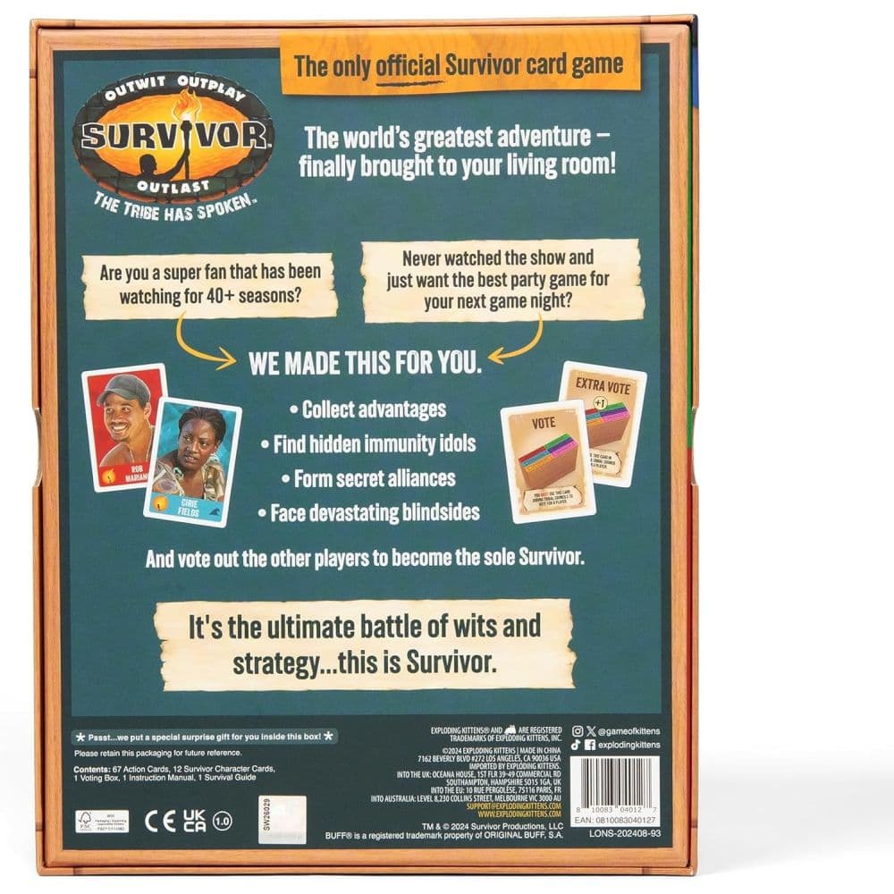 Survivor The Tribe Has Spoken Card Game Seventh Alternate Image