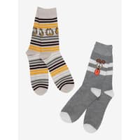 image Garfield and Odie 2-Pair Crew Sock Pack Main Product Image