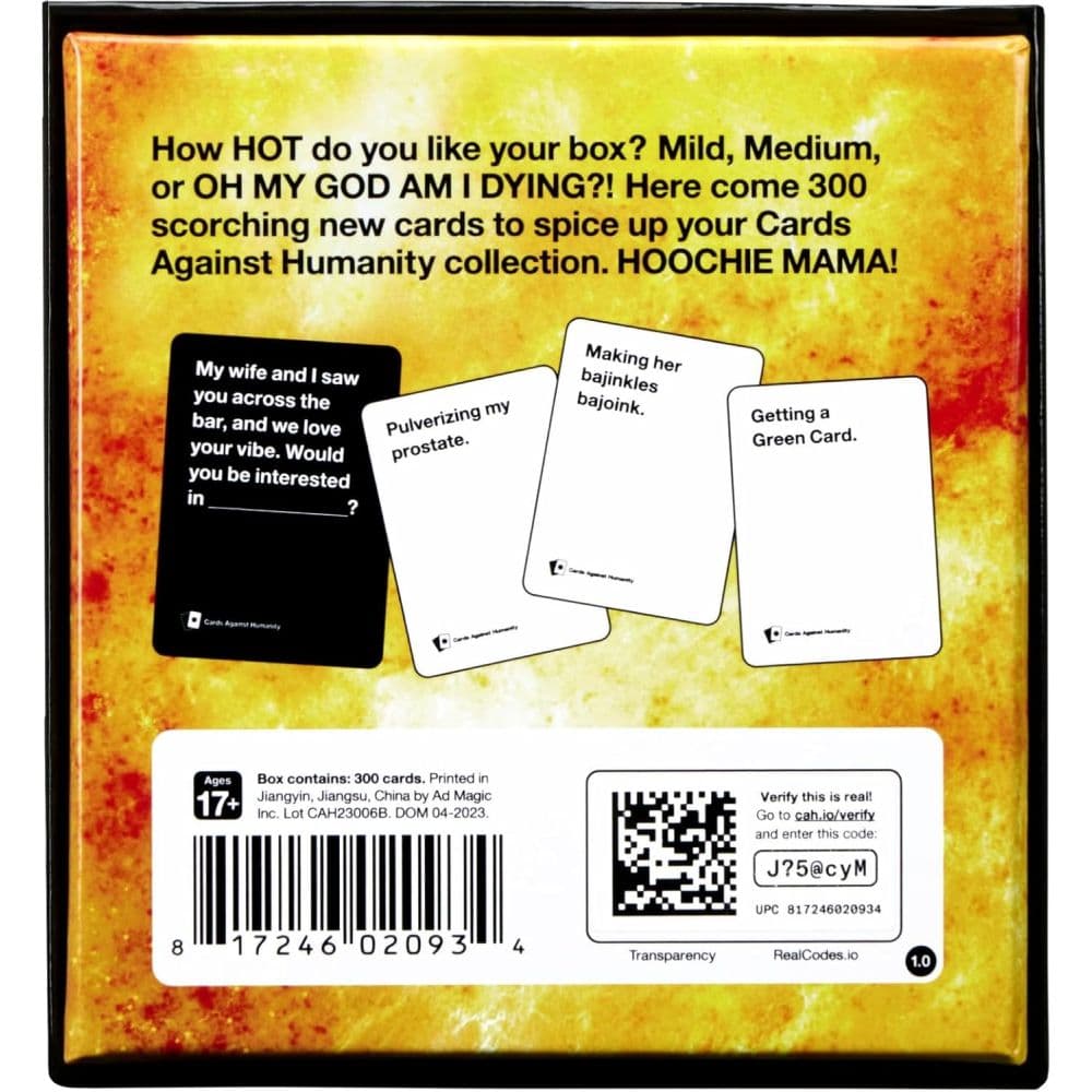 Cards Against Humanity Hot Box Expansion Second Alternate Image
