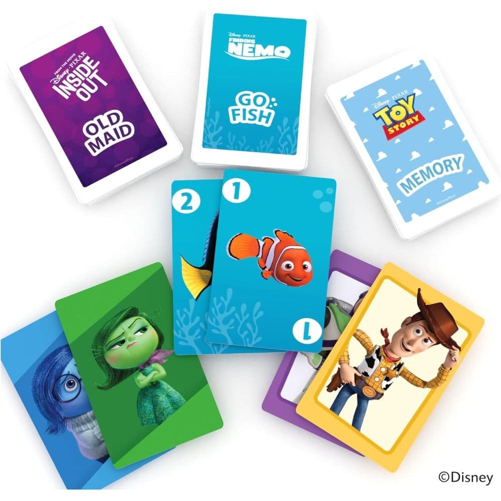 Bicycle Disney Pixar 3-in-1 Card Games Set Second Alternate Image