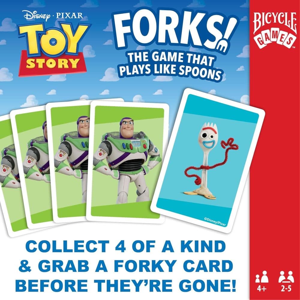 Bicycle Disney Pixar Forky Playing Cards Fifth Alternate Image