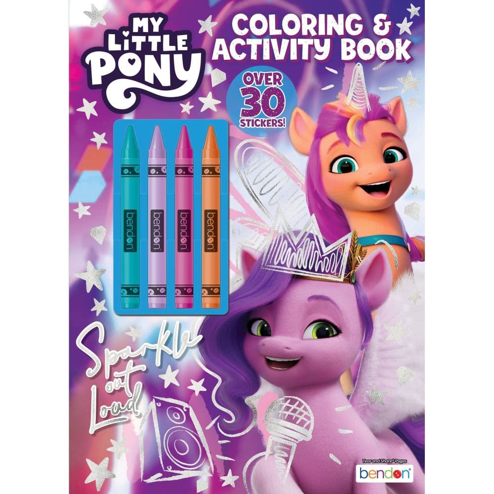image My Little Pony Coloring &amp; Activity Book with Crayons Main Product Image