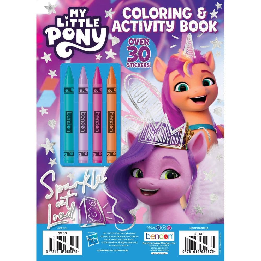 My Little Pony Coloring &amp; Activity Book with Crayons First Alternate Image