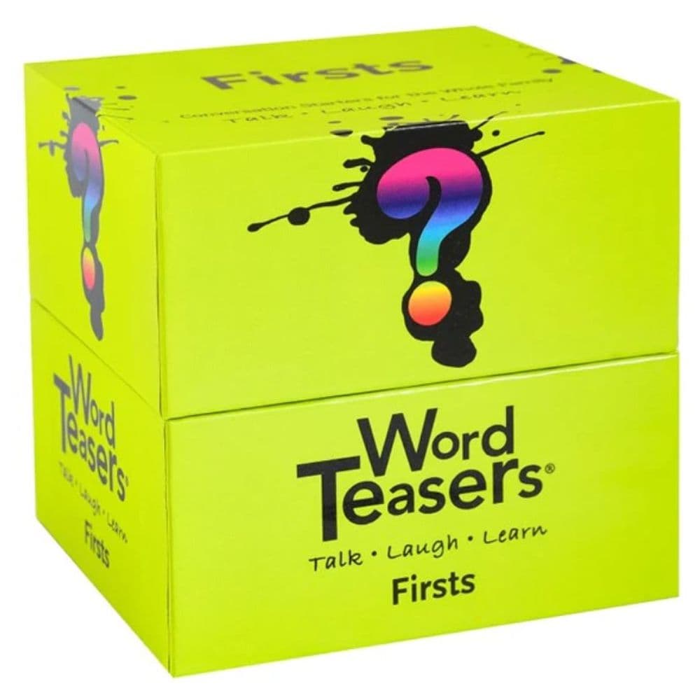 image WordTeasers Firsts Trivia Card Game Main Product Image