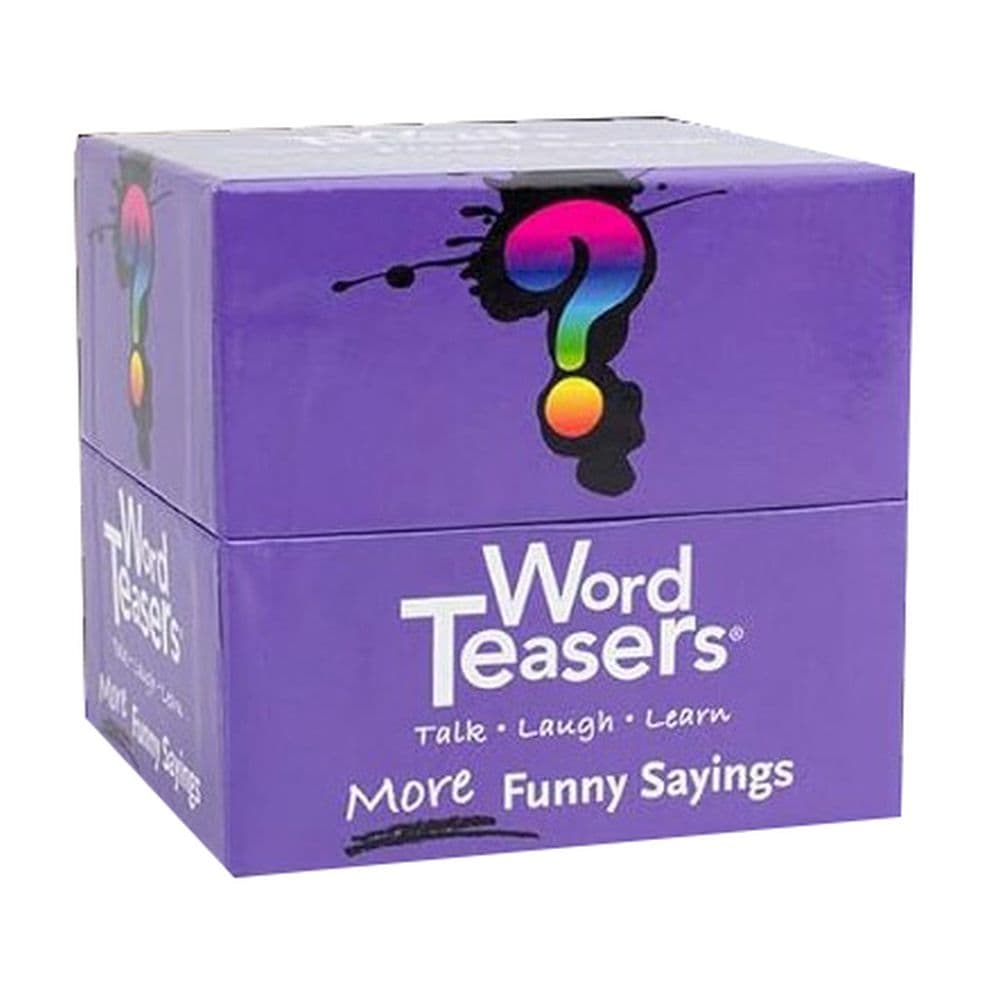Word Teasers More Funny Sayings Conversation Card Game Main Product Image