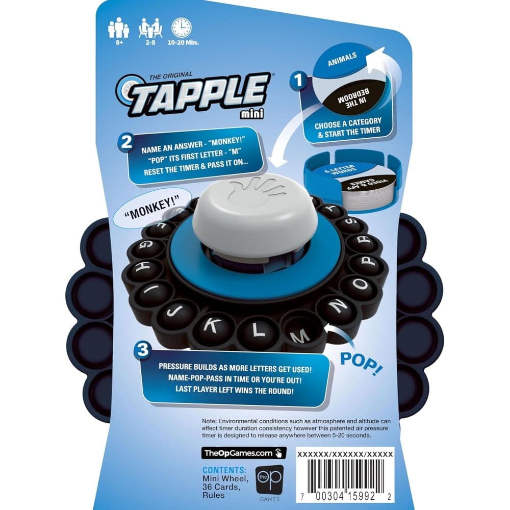 Tapple Mini Travel-Sized Word Game First Alternate Image